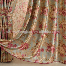 Fancy floral designs car curtain blackout window curtain